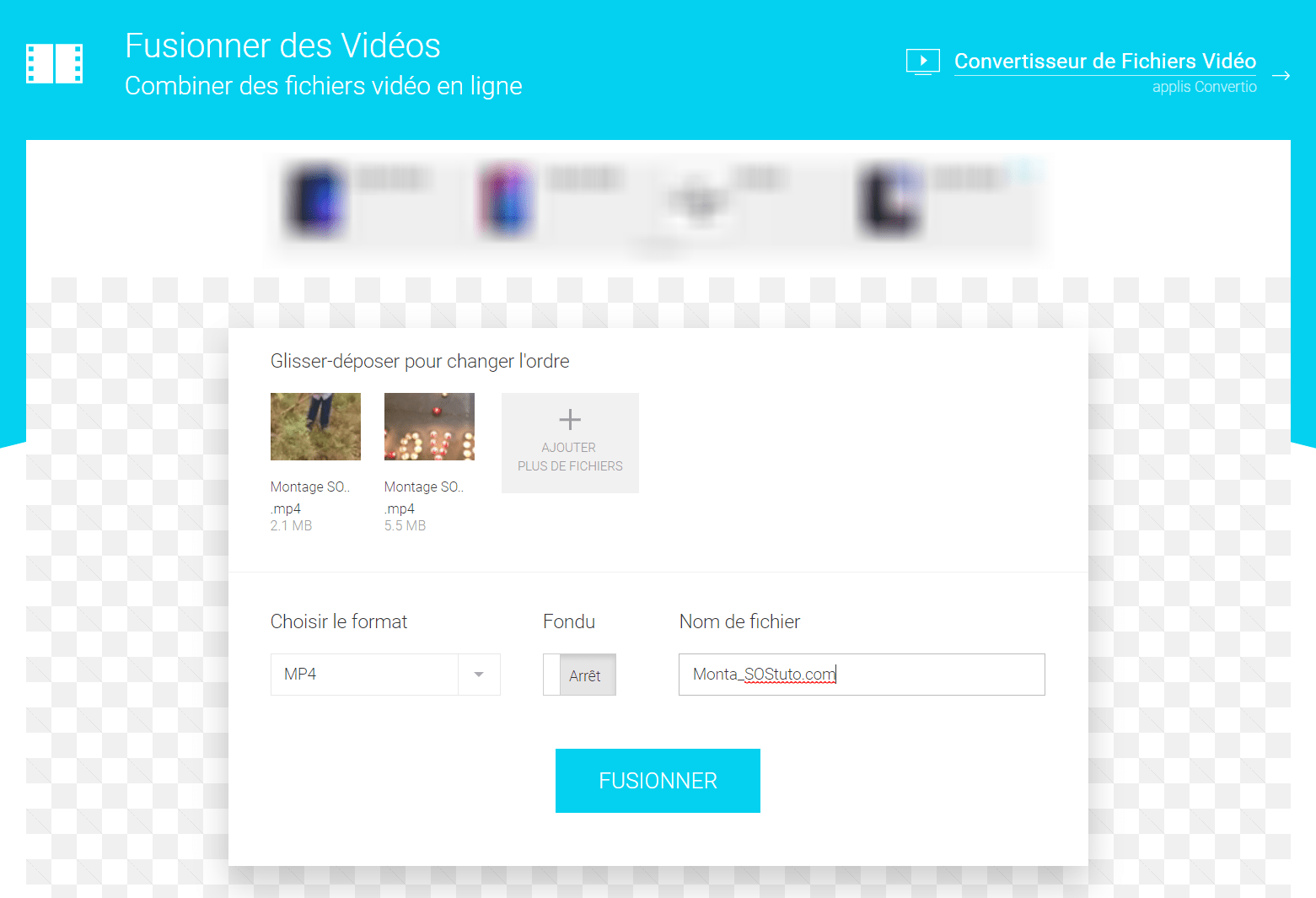 Merge Video Online 2 Outils pour Fusionner plusieurs Vidéos en 1 seul fichier vidéo rapidement