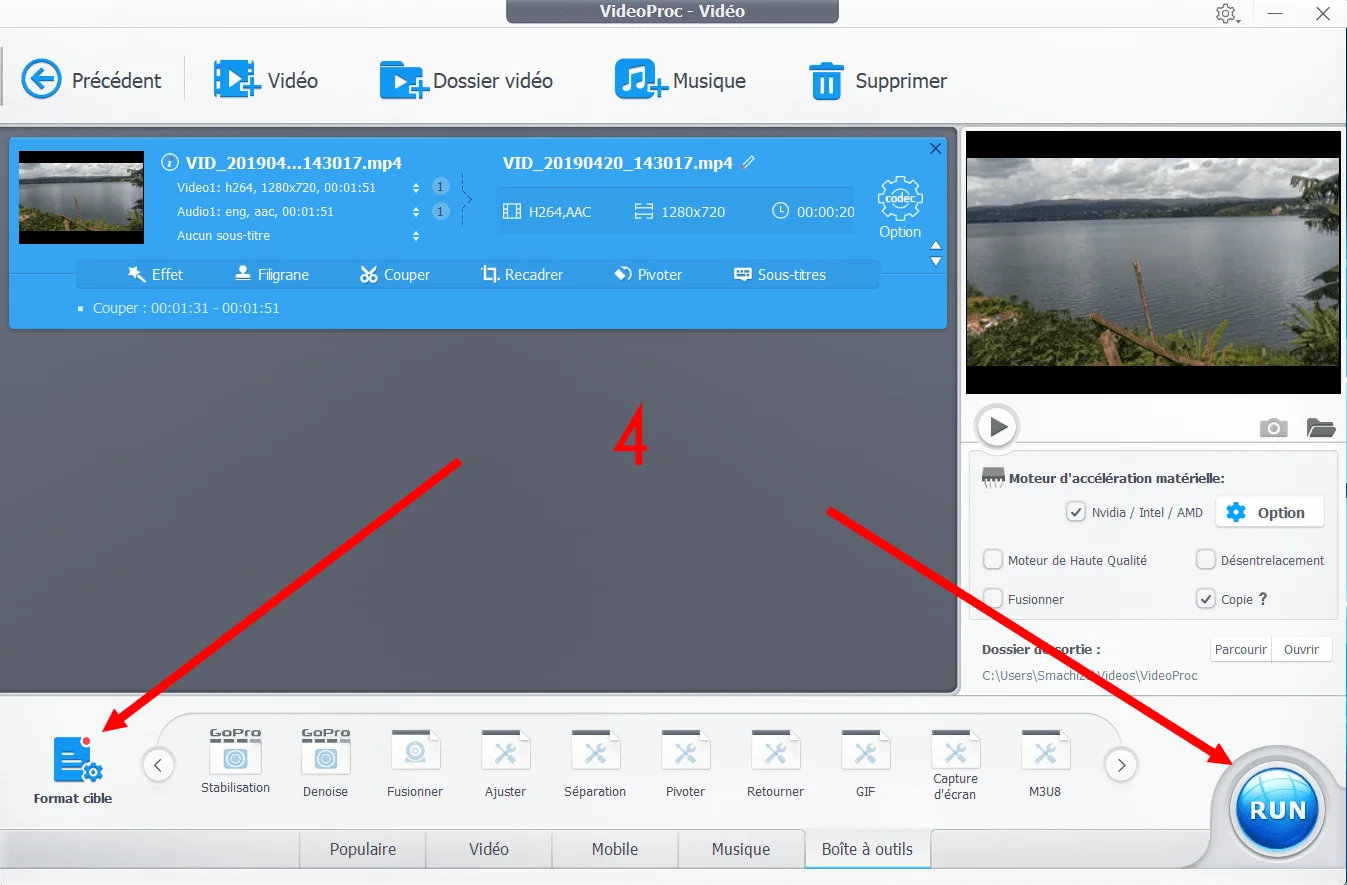 Exporter partie video Le Logiciel de Montage Vid&eacute;o Facile et Rapide qu&rsquo;il vous faut