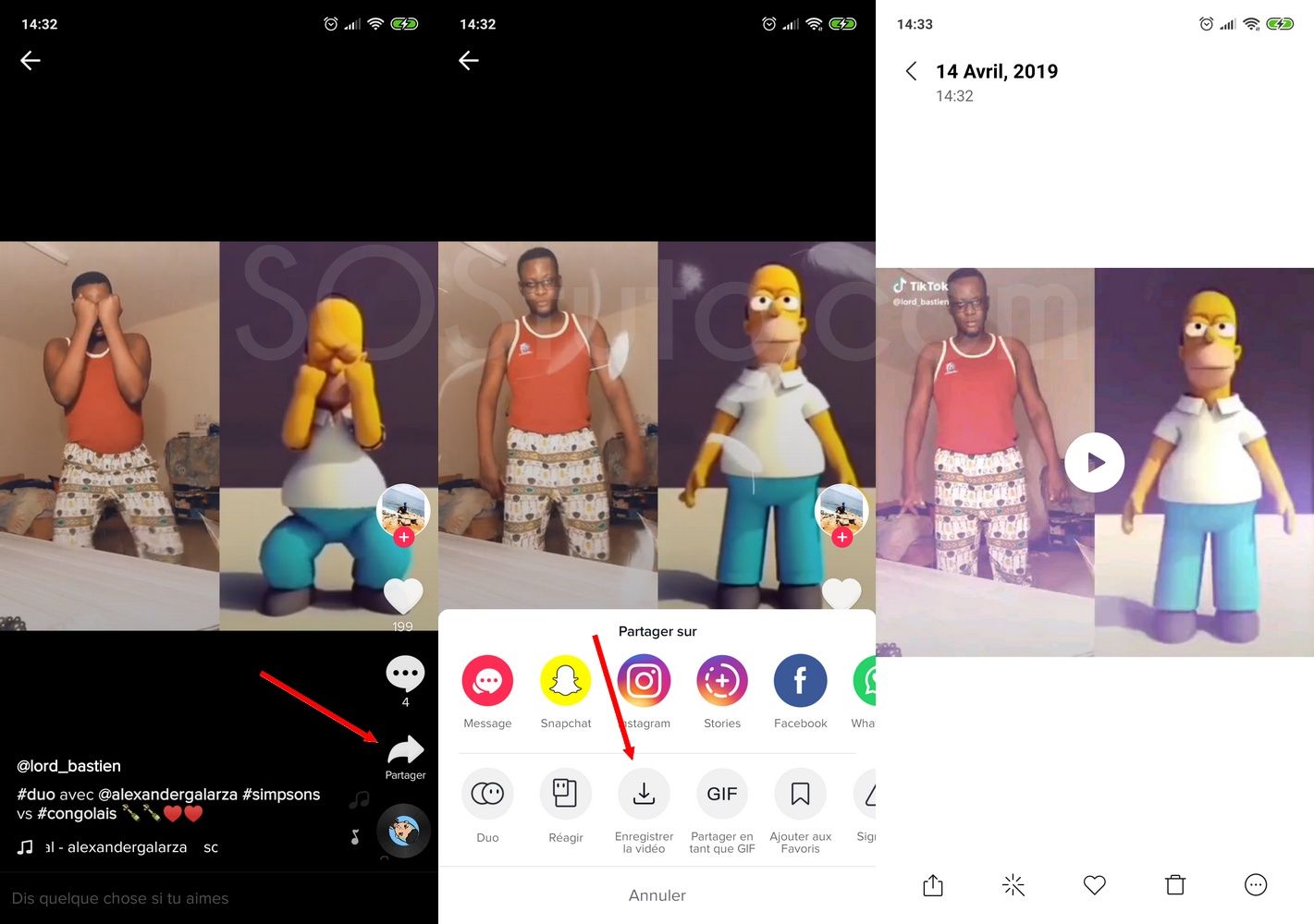 Telecharger video TikTok T&eacute;l&eacute;charger une vid&eacute;o Tik Tok (Musical.ly) sur iPhone, Android ou PC