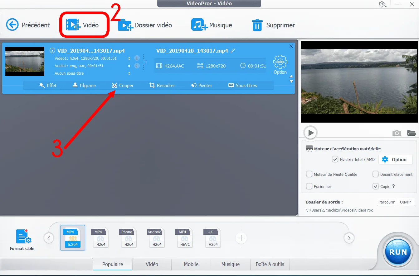 extraire sequence VideoProc Le Logiciel de Montage Vid&eacute;o Facile et Rapide qu&rsquo;il vous faut