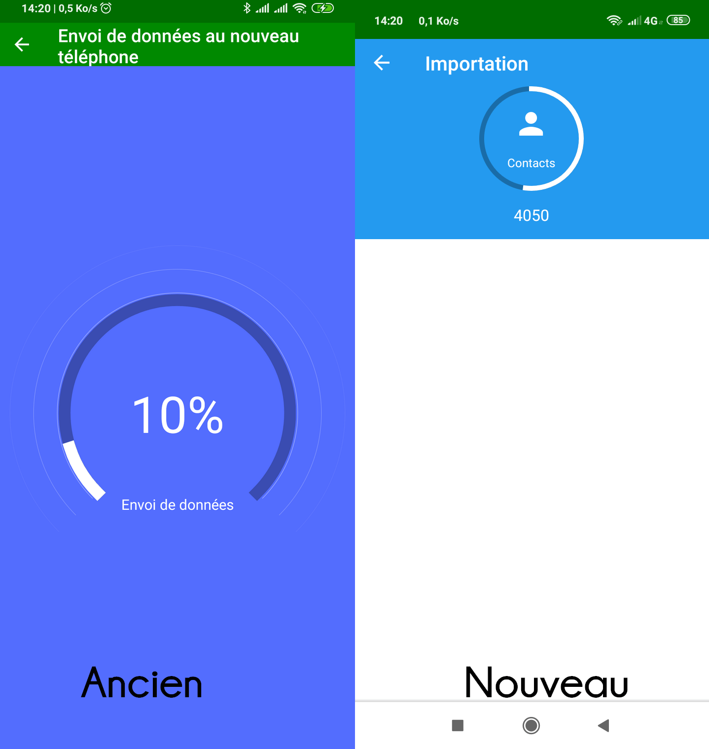 Clonage Android en cours Comment Cloner un T&eacute;l&eacute;phone Android & iPhone vers un Autre