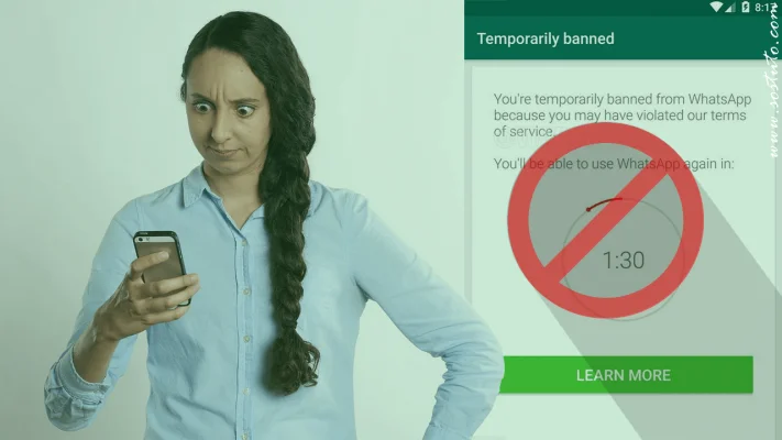 WhatsApp temporairement bloqué erreur 711x400 Comment Débloquer un Compte WhatsApp Temporairement Bloqué