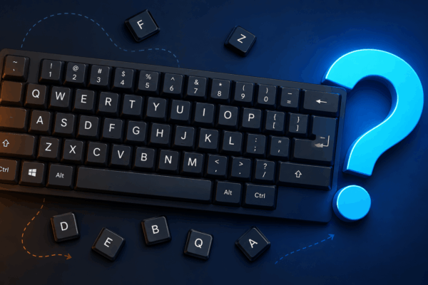 pourquoi le clavier n'est pas alphabetique