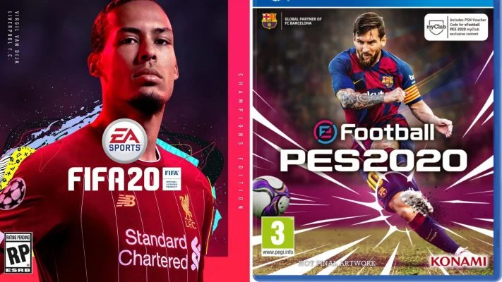 FIFA 20 vs PES 2020 711x400 Télécharger les Meilleurs Jeux de Foot pour Android Gratuitement