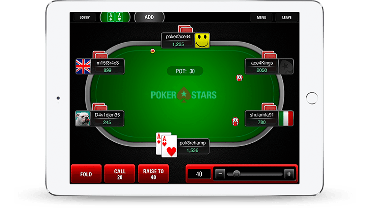 Le poker sur mobile ou sur tablette
