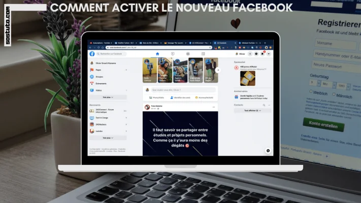 Activer le Nouveau Facebook 711x400 Comment Activer le Nouveau Design Facebook avec Mode Sombre