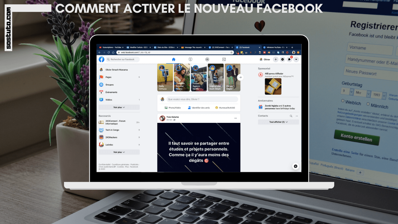 Activer le Nouveau Facebook Comment Activer le Nouveau Design Facebook avec Mode Sombre