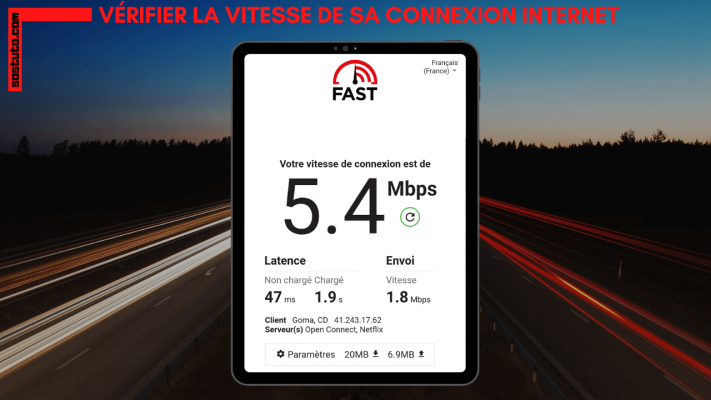 internet speed test online 711x400 SpeedTest – Comment Vérifier La Vitesse de sa Connexion Internet sur PC et Mobile