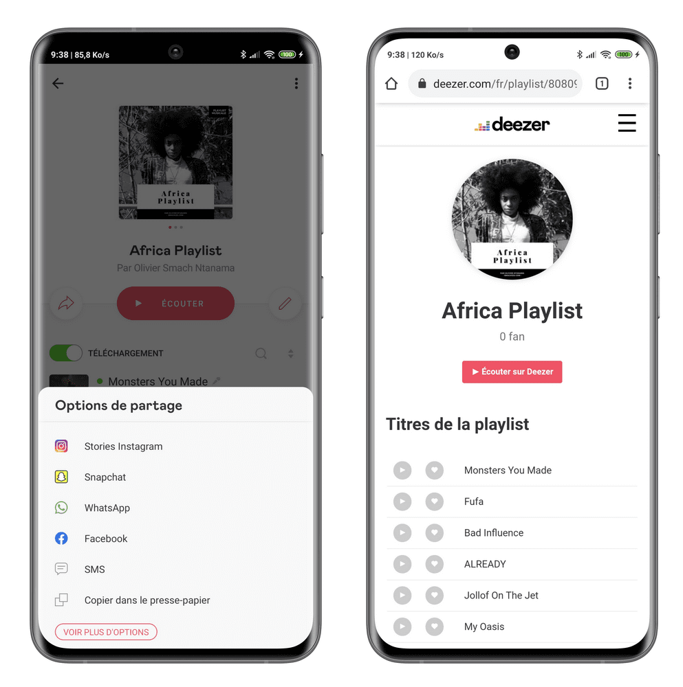 Playlist Converter Importer Une Playlist Deezer Vers Spotify, YouTube, Mp3