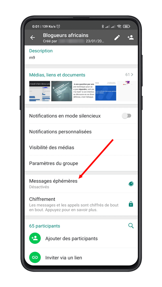 Messages Ephemeres de Groupe Messages Ephémères WhatsApp : Comment Les Activer et Les Envoyer