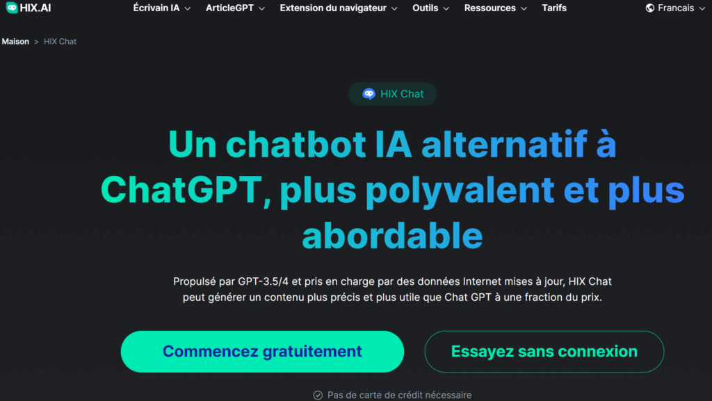 Alternatif a ChatGPT 1024x577 Alternatif a ChatGPT 1024x577 Comment Utiliser GPT-4 sans le Plan ChatGPT Plus