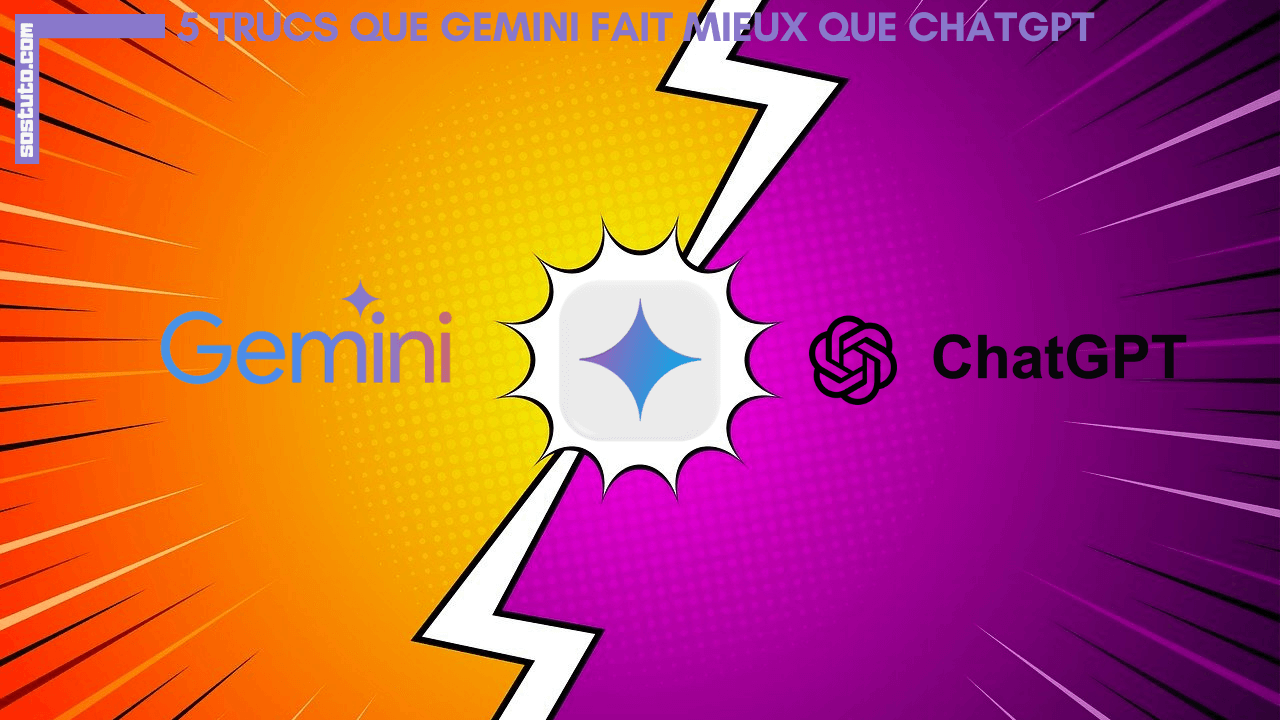 GEMINI VS CHATGPT Gemini vs ChatGPT : 5 Choses que l’IA de Google fait mieux