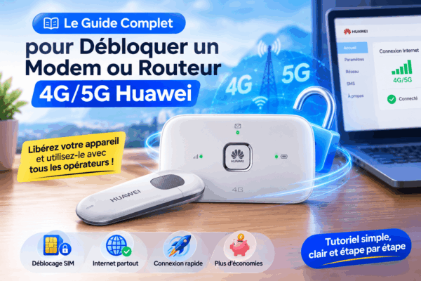 Le Guide Complet pour Débloquer un Modem ou Routeur 4G/5G Huawei