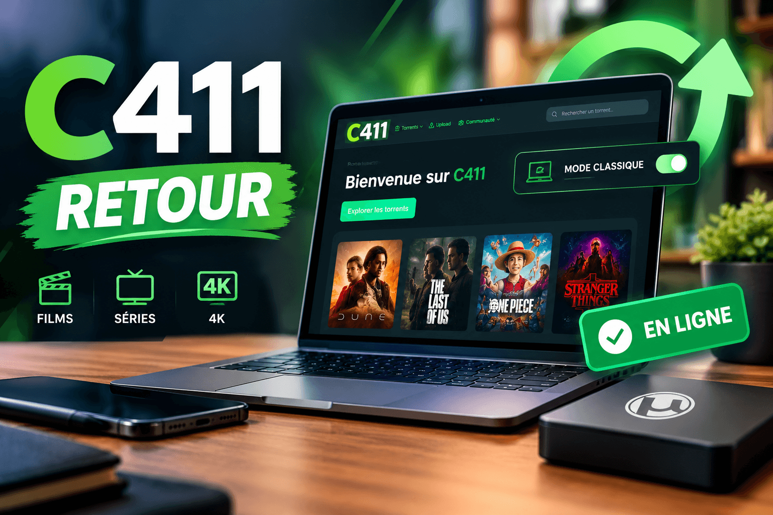 C411 est de retour