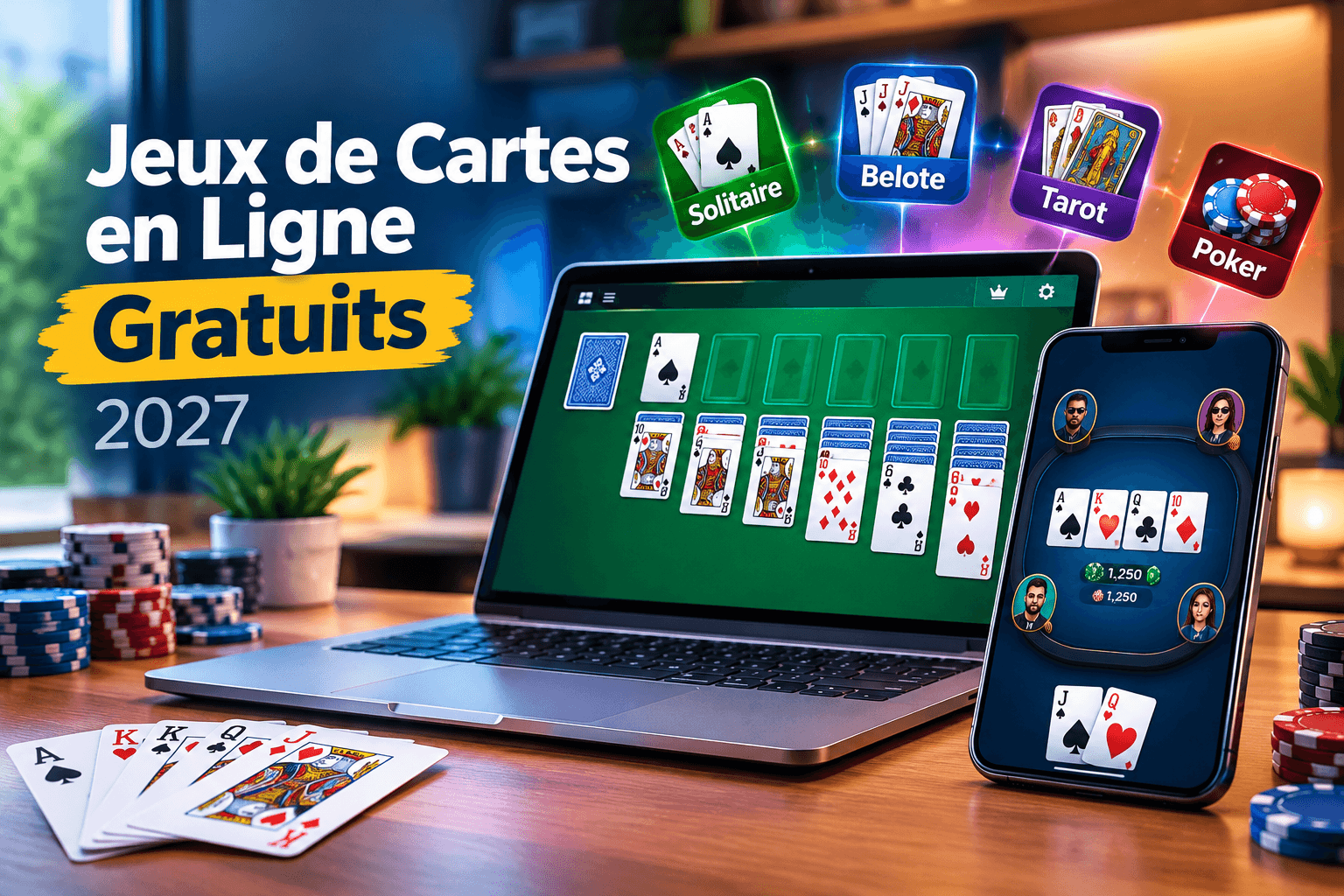 Meilleurs Jeux de Cartes en Ligne Gratuit