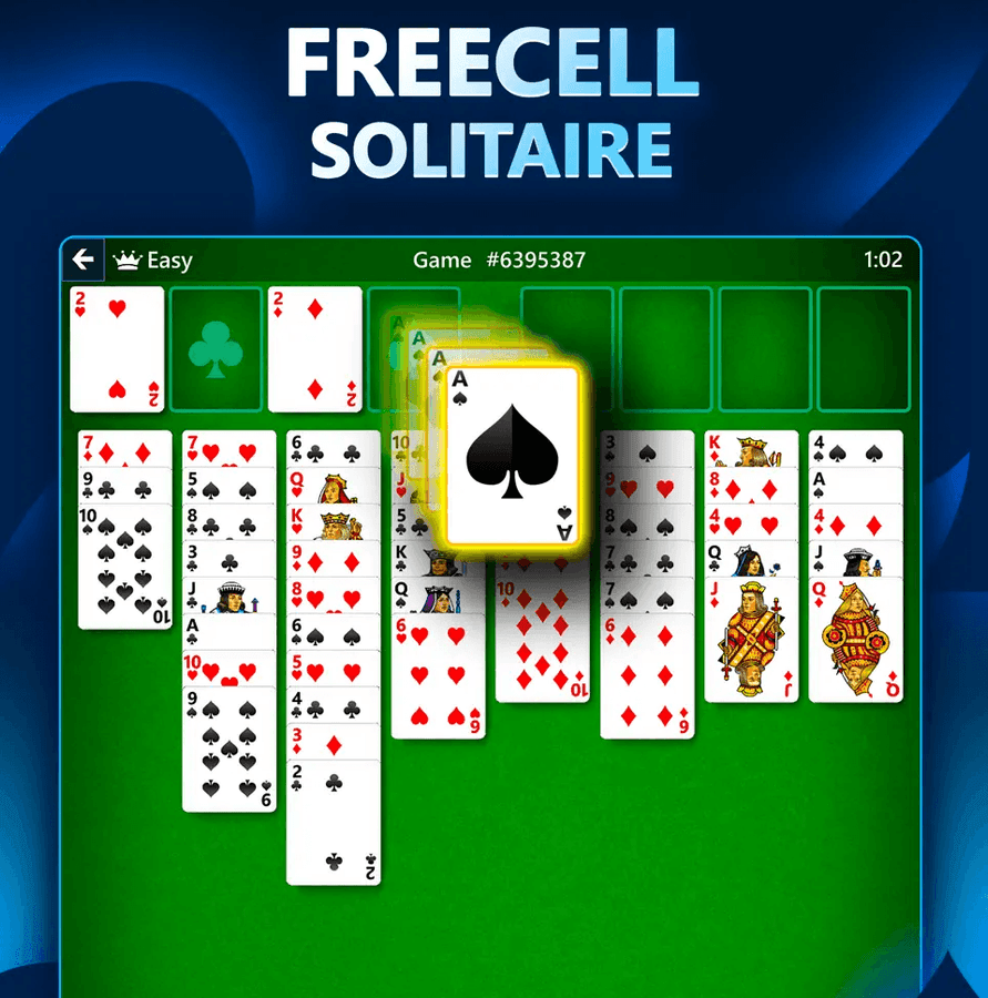 jeux de cartes Microsoft Solitaire